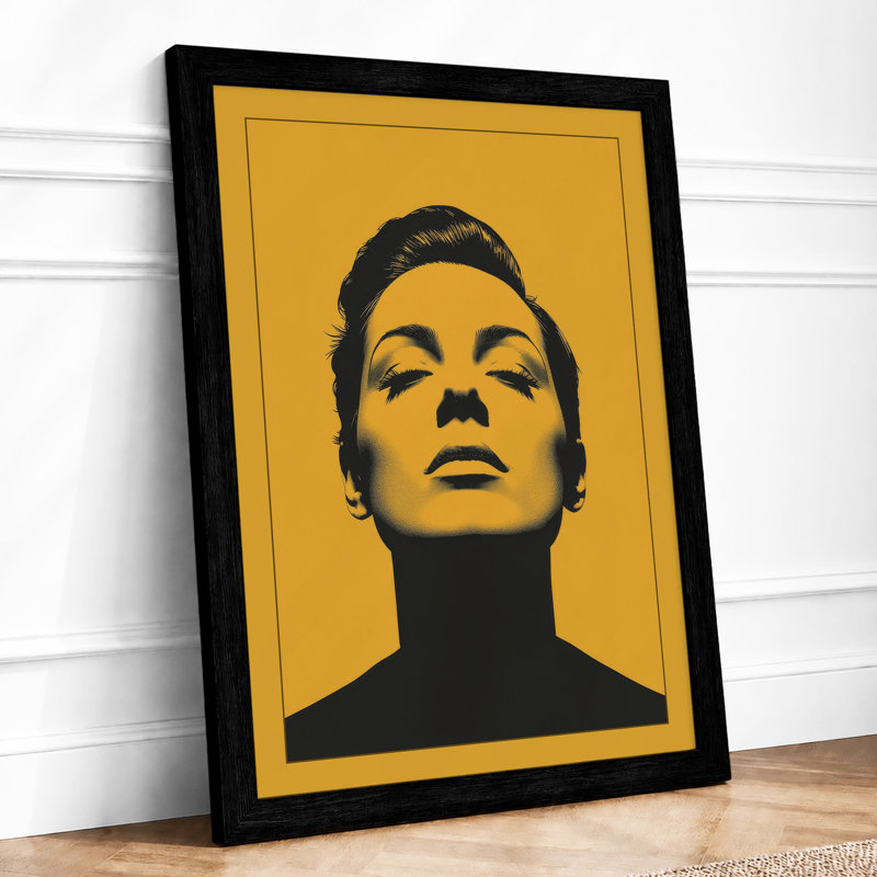 Portrait Study Graphic - Print, A1 - 84.1 x 59.4 cm, Black