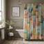 Painted Homes - Rideau de douche Premium-96123615