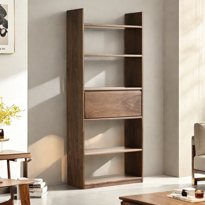 Nordic style light luxury bookcase