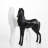  Zigler 13"  Tall Faceted Decorative White Horse Sculpture-1110531717
