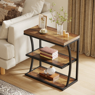 Pedestal End Table
