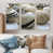 Toile naturelle avec cadre flottant