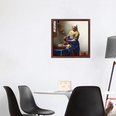 The Milkmaid by Johannes Vermeer - Painting on Canvas