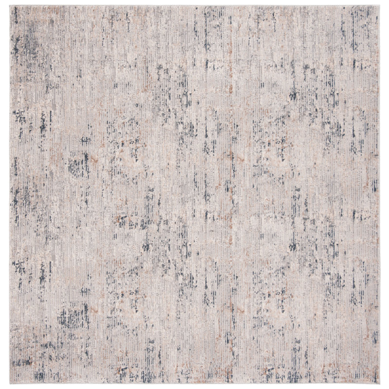 Keyra Performance Abstract Rug, Square 6'7"