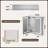 Rectangle LED Medicine Cabinet with Light, Sockets & USBs,Tempered Glass-1406443496