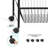 36.89'' H x 21.54'' W Utility Cart with Wheels