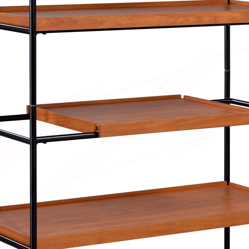 Modern Bookshelf with 5 Open Compartments