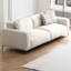 Canapé modulaire en velours blanc-1683568297