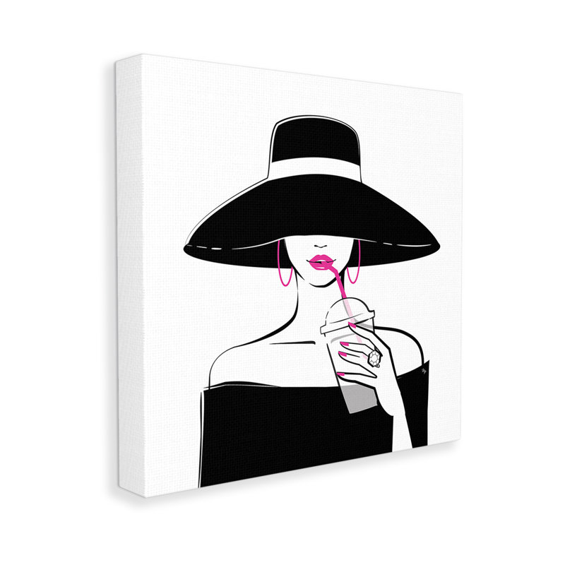 GlamGirl & IceCamelCanvesWallArtbyMartinaPavlova, H 17 po x l 17 po