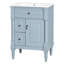 Meuble-lavabo autoportant de 24 po avec lavabo en céramique-964055984