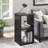 Hamlett 30"H x 16"W Espresso Two Cube-42917137