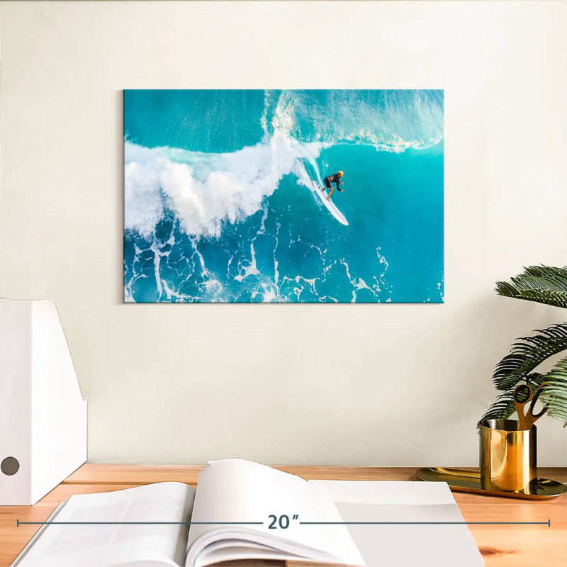 Senne Crest Wave Surfing, 8" H x 12" W