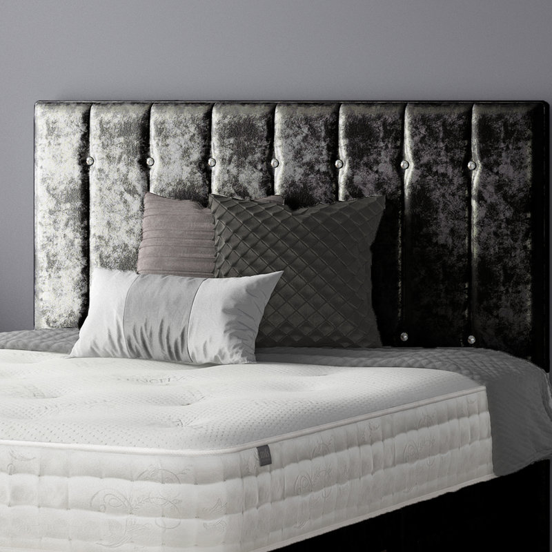 Rothbury Upholstered Headboard, Double (4'6), Black