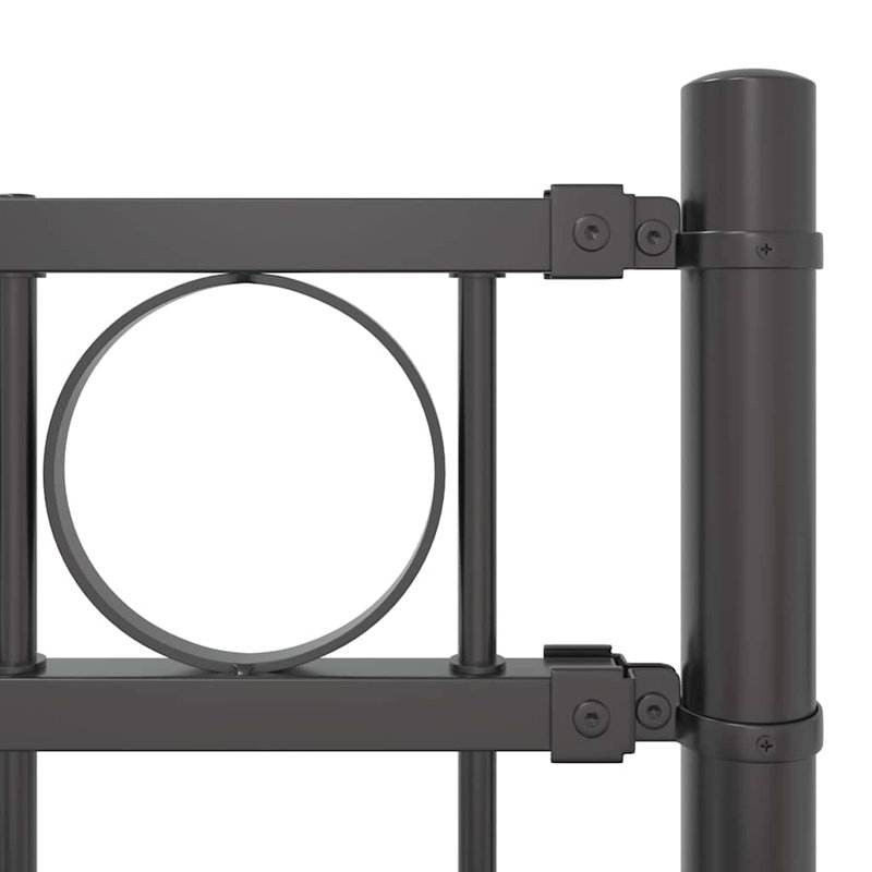Élément de clôture vidaXL gris 66,93 x 51,18 po, 2,63 pi x 5,58 pi