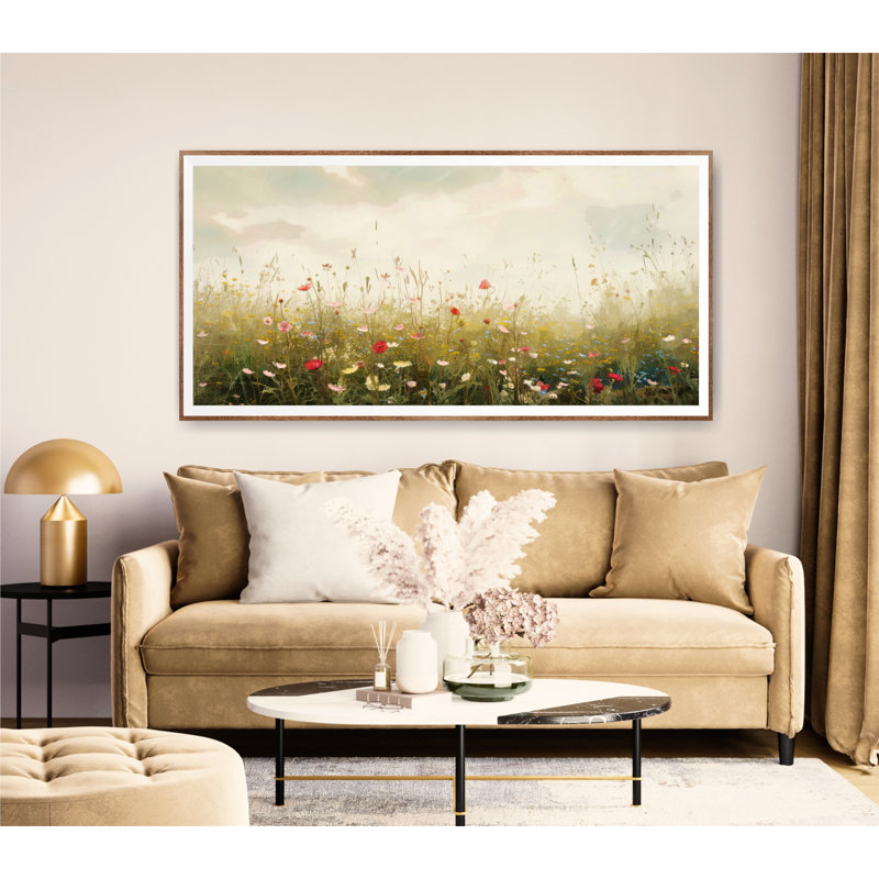 Impression champêtre campagne champêtre, campagne, décor rustique, H 20 po x l 40 po x P 1,5 po, Toile tendue