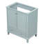 Base de meuble de salle de bain 30 po, base de meuble-lavabo 30 po en bois massif Advantage, multifonction avec porte et tiroir, tablette réglable, assemblage