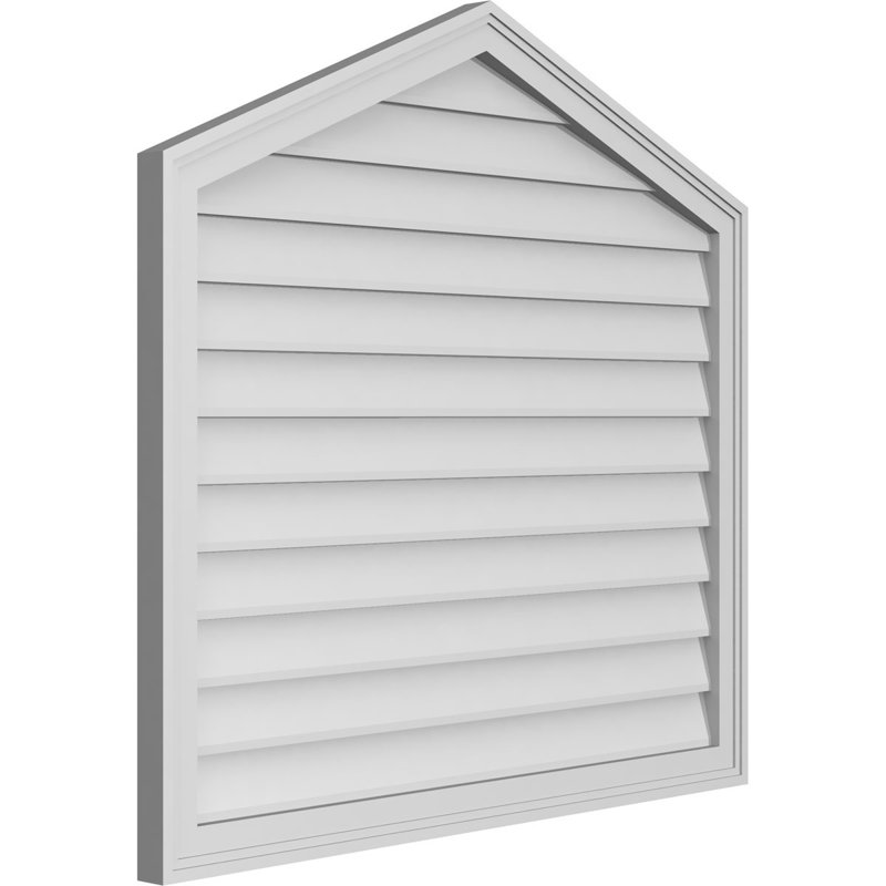 Ventilé à pignon non-fonctionnel Signature, H 36 po x l 38 po x P 1,5 po