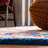 Farnam Hand Tufted Wool/Cotton Southwestern Rug in Blue/Rust-623918593