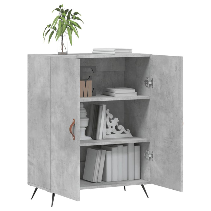 Burtundy 69.5cm Sideboard, Concrete Grey