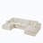 137.79" U-Shaped Sectional-1540013092