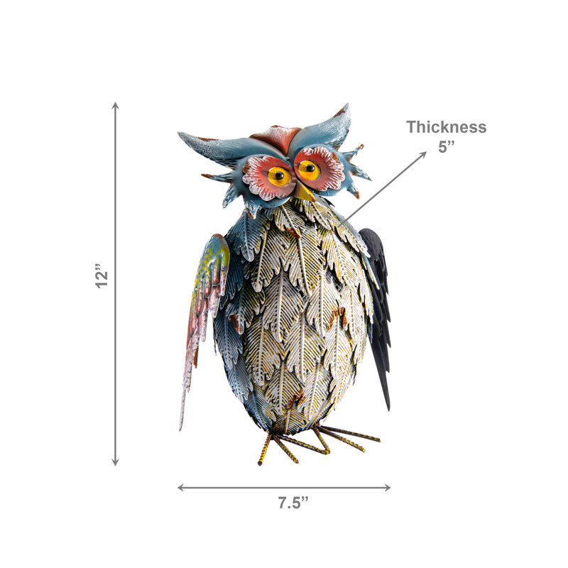 Metal Owl Décor