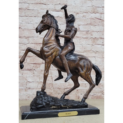 Figurine de cuir chevelu Frederic Remington