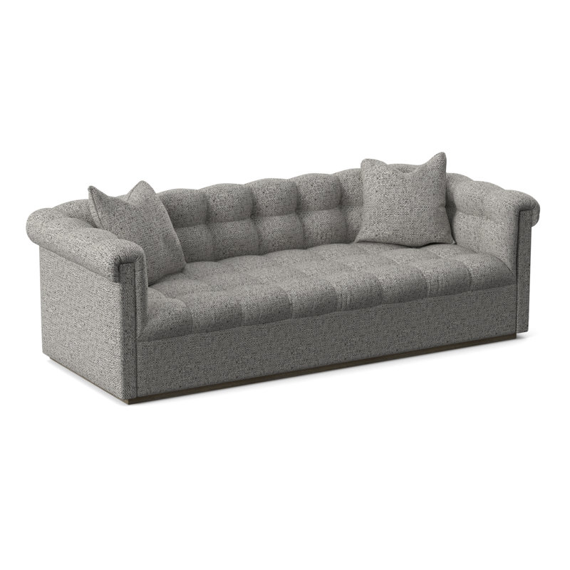Thom Filicia Home 98" Nottingham Sofa, Tuck Linen, Hampton