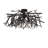 36" Wide Thicket Chandelier