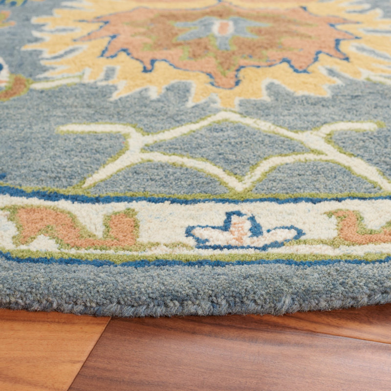 Cranmore Hand Tufted Wool Oriental Rug, Round 6'
