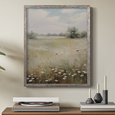 Vintage Floral Print CCXXXIII Framed Print - Solid Wood