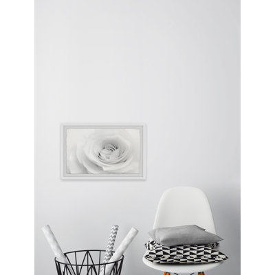 White Layers - Single Picture Frame Painting