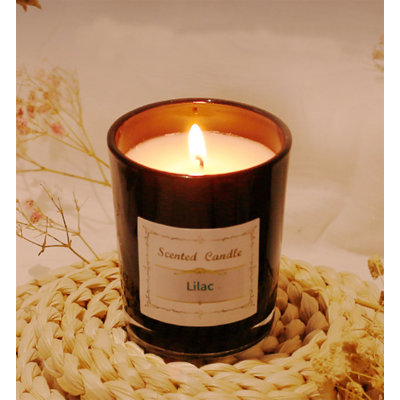 Kit of 9 Jars of Candles Scented with Fragrances: Rose, Jasmine, Lavender, Lilac, Gardenia, Rosemary