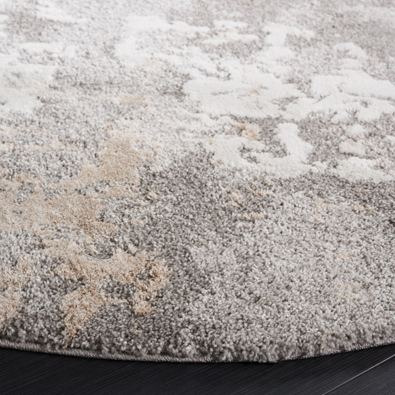 Whalsay Performance Abstract Rug, Round 6'7"
