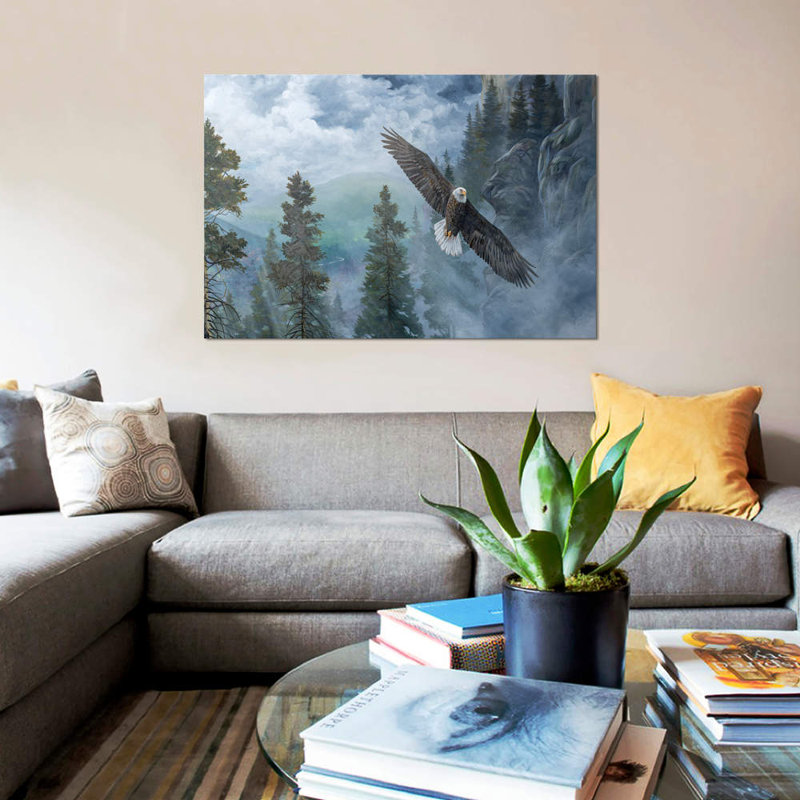 « ornée high ii », reproduction d’impression sur toile, H 8 po x l 12 po x P 0,75 po, Toile tendue, Pas de tapis