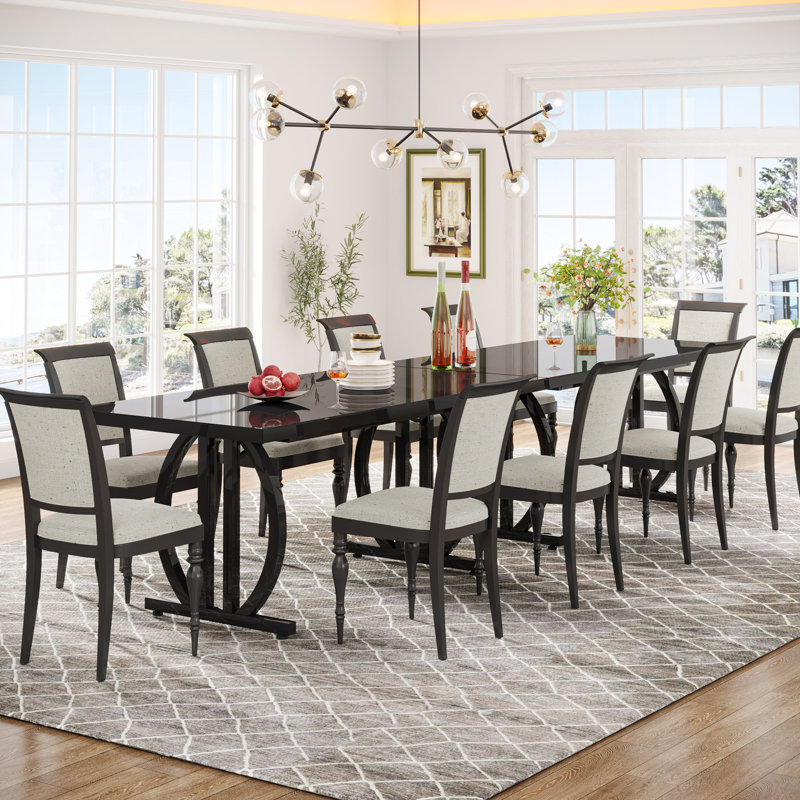 Metal Top Dining Table