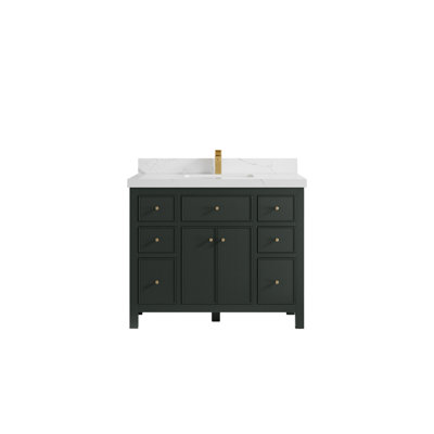 Sonoma 42'' Single Bathroom Vanity with Quartz Top