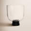Fortessa Trevi Glass, 13 Ounce Red Wine/DOF (Set of 4), Black/Clear