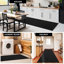Tapis de couloir pour couloir ou cuisine avec envers en caoutchouc noir 2 pi x 29 pi-1698378064