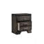 Table de chevet 2 tiroirs 1pc