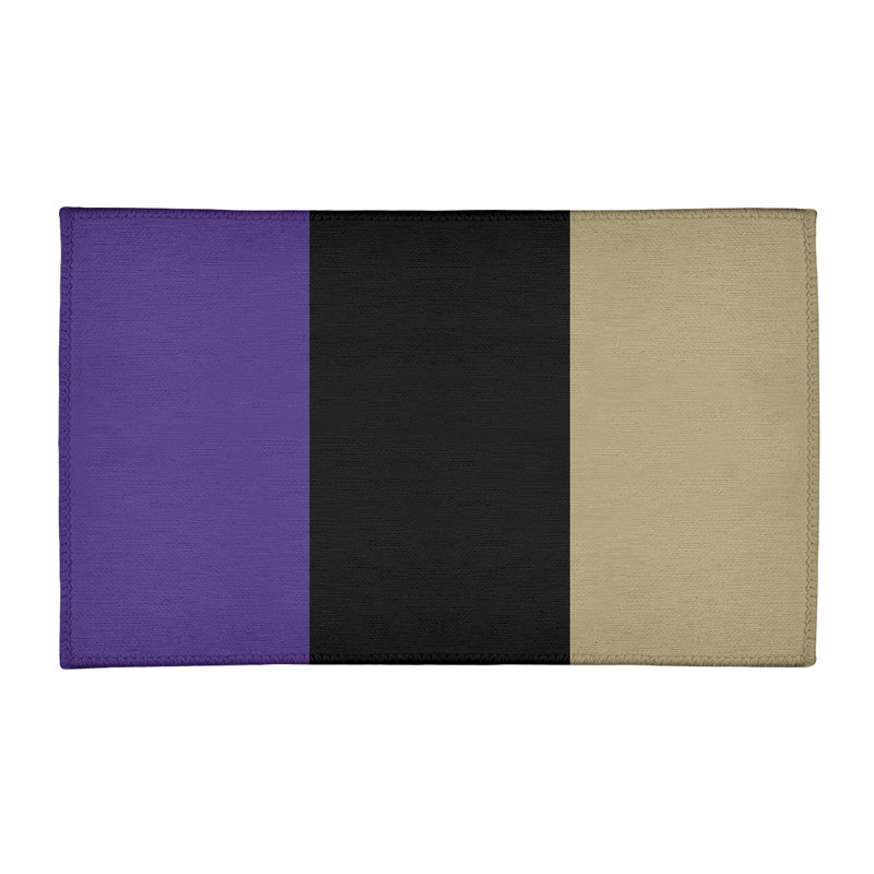 Tapis mauve/noir, Rectangle 3 pi x 5 pi