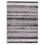 Tapis blanc / noir / gris en polyester tissé à la machine Mahrukh-87749327