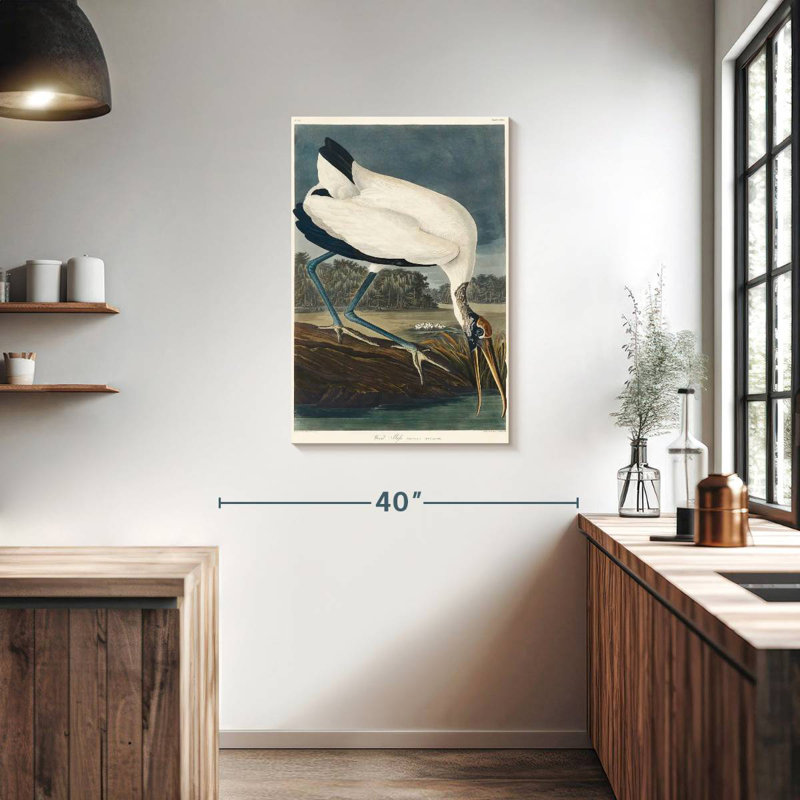 Brampt Wood Ibis, 36" H x 24" W