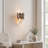 Sams 2 - Light Dimmable Crystal Wall Sconce Flush Mounted Sconce