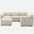 Modular L-Shaped Sectional with Removable Ottoman -276850554
