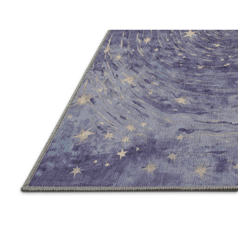 Tapis gris lavable à la machine, Rectangulaire 3 pi x 5 pi