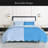 kate spade new york Joyful Gingham 2-Piece Twin Quilt Bedding Set, Poly-Cotton Blend Reversible Cover, All Season Warmth Bedding, Machine Washable, Windy Blue-124436667