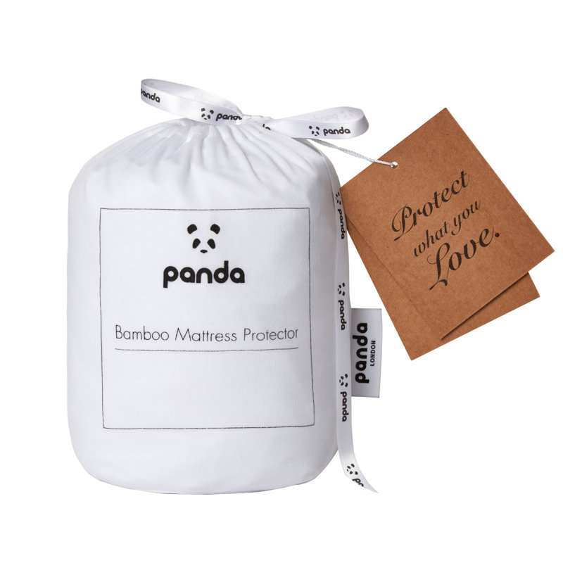 Panda Mattress Protector - Waterproof and Hypoallergenic, European Single (90 x 200cm)