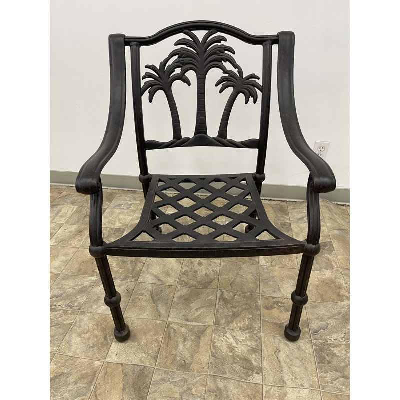 Maccharles Outdoor Dining Armchair with Cushions