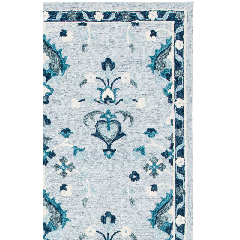 Tapis oriental en laine et coton touffeté à la main Metro, Tapis de couloir 2 pi 3 po x 9 pi