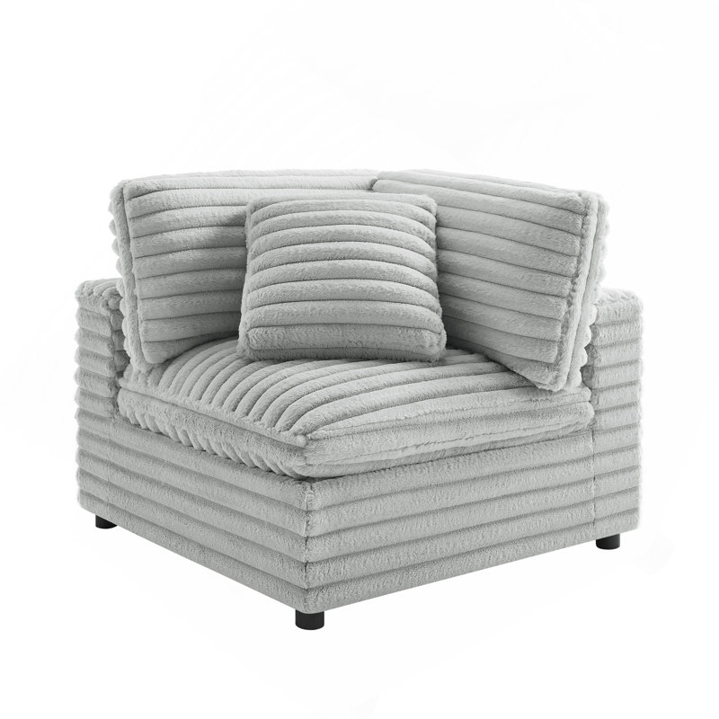 Fauteuil d'angle, Gris